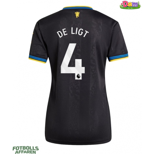 Manchester United Matthijs de Ligt #4 Tredje Tröja Kvinnor 2025-26 Kortärmad